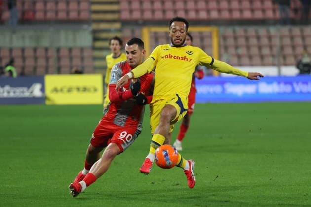 during the Serie A soccer match between Cremonese and Hellas Verona at the Giovanni Zini Stadium in Cremona Italy - 19 january 2026. - Soccer .  Copyright: xAlbertoxMariani LaPressex