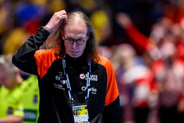 260119 Coach Staffan Olsson of the Netherlands after the EHF European Handball Championship preliminary round match between the Netherlands and Croatia on January 19, 2026 in Malmö. Photo: Petter Arvidson BILDBYRAN kod PA PA1126 handball handboll handball handbolls-em 2026 nederländerna netherlands croatia kroatien ehf european handball championship bbeng grappa33 Copyright: PETTERxARVIDSON BB260119PA087