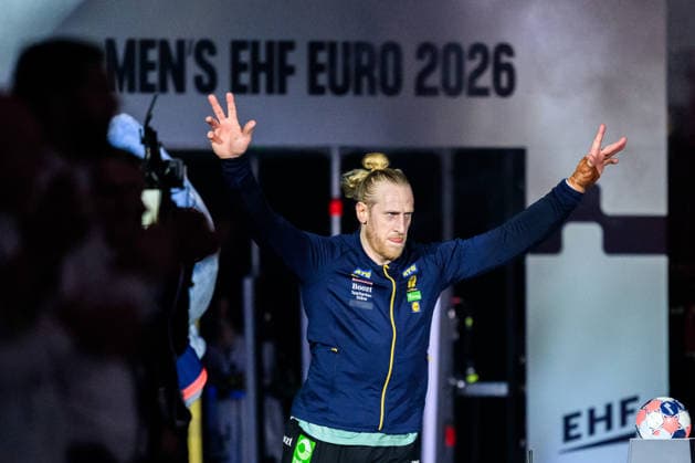 260119 Goalkeeper Mikael Appelgren of Sweden ahead of the EHF European Handball Championship preliminary round match between Georgia and Sweden on January 19, 2026 in Malmö. Photo: Petter Arvidson BILDBYRAN kod PA PA1125 handball handboll handball handbolls-em 2026 georgien sverige sweden ehf european handball championship georgia bbeng Copyright: PETTERxARVIDSON BB260119PA110