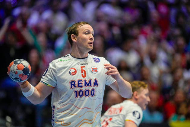 European Handball Championship 2026 France Norway Baerun 20260119 Norway s Sander Sagosen during the European Championship handball match between France and Norway in Unity arena Photo Stian Lysberg Solum NTB Baerun Norway EDITORIAL USE ONLY RESTRICTED USE FOR BETTING COMPANIES  Copyright: xStianxLysbergxSolumx xNTBx