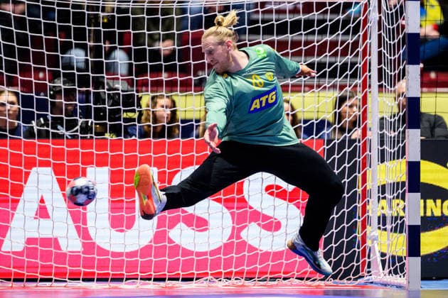 260119 Goalkeeper Mikael Appelgren of Sweden during the EHF European Handball Championship preliminary round match between Georgia and Sweden on January 19, 2026 in Malmö. Photo: Petter Arvidson BILDBYRAN kod PA PA1125 handball handboll handball handbolls-em 2026 georgien sverige sweden ehf european handball championship georgia bbeng Copyright: PETTERxARVIDSON BB260119PA124