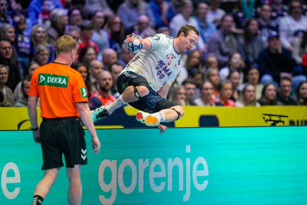 European Handball Championship 2026 France Norway Baerun 20260119 Norway s Sander Sagosen during the European Championship handball match between France and Norway in Unity arena Photo Stian Lysberg Solum NTB Baerun Norway EDITORIAL USE ONLY RESTRICTED USE FOR BETTING COMPANIES  Copyright: xStianxLysbergxSolumx xNTBx