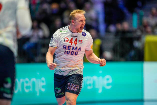 European Handball Championship 2026 France Norway Baerun 20260119 Norway s Kevin Gulliksen during the European Championship handball match between France and Norway in Unity arena Photo Stian Lysberg Solum NTB Baerun Norway EDITORIAL USE ONLY RESTRICTED USE FOR BETTING COMPANIES  Copyright: xStianxLysbergxSolumx xNTBx