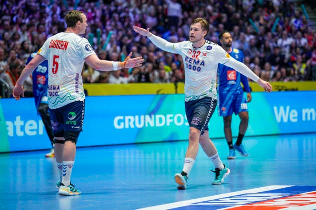 European Handball Championship 2026 France Norway Baerun 20260119 Norway s Sander Sagosen during the European Championship handball match between France and Norway in Unity arena Photo Stian Lysberg Solum NTB Baerun Norway EDITORIAL USE ONLY RESTRICTED USE FOR BETTING COMPANIES  Copyright: xStianxLysbergxSolumx xNTBx