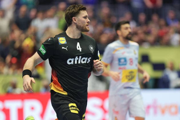 Deutschland - Spanien, EHF Handball EM 2026 Handball EHF Europameisterschaft, Länderspiel zwischen Deutschland und Spanien am 19. Januar 2026 in Herning (Dänemark)., Herning Dänemark Jyske Bank Boxen