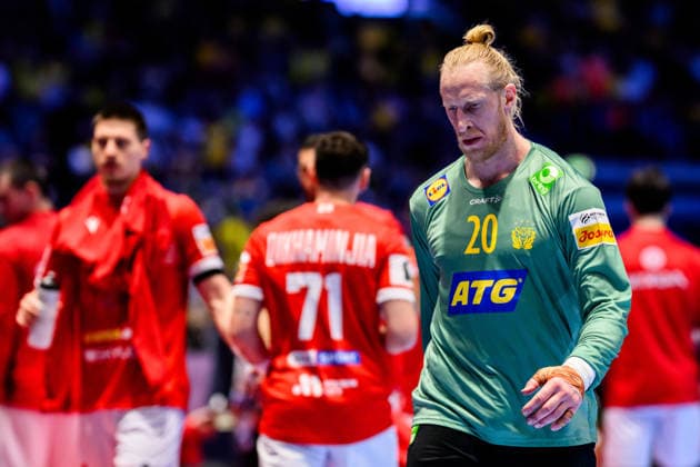 260119 goalkeeper Mikael Appelgren of Sweden during the EHF European Handball Championship preliminary round match between Georgia and Sweden on January 19, 2026 in Malmö. Photo: Petter Arvidson BILDBYRAN kod PA PA1125 handball handboll handball handbolls-em 2026 georgien sverige sweden ehf european handball championship georgia bbeng Copyright: PETTERxARVIDSON BB260119PA186