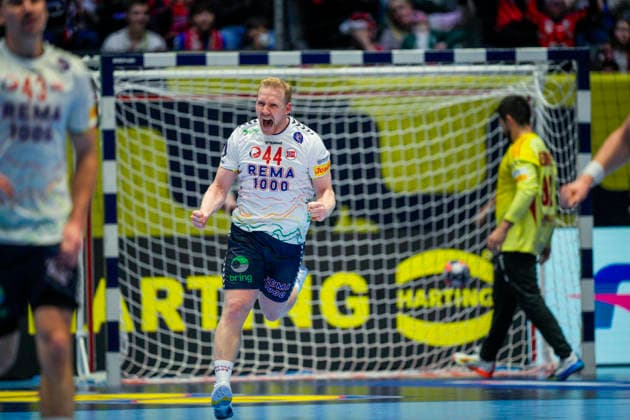 European Handball Championship 2026 France Norway Baerun 20260119 Norway s Kevin Gulliksen during the European Championship handball match between France and Norway in Unity arena Photo Stian Lysberg Solum NTB Baerun Norway EDITORIAL USE ONLY RESTRICTED USE FOR BETTING COMPANIES  Copyright: xStianxLysbergxSolumx xNTBx