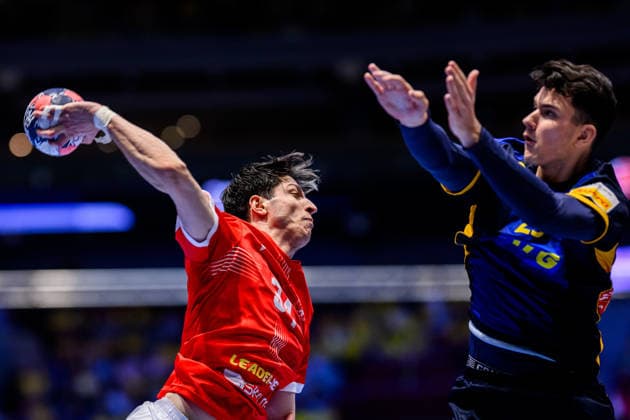 260119 during the EHF European Handball Championship preliminary round match between Georgia and Sweden on January 19, 2026 in Malmö. Photo: Petter Arvidson BILDBYRAN kod PA PA1125 handball handboll handball handbolls-em 2026 georgien sverige sweden ehf european handball championship georgia bbeng Copyright: PETTERxARVIDSON BB260119PA244