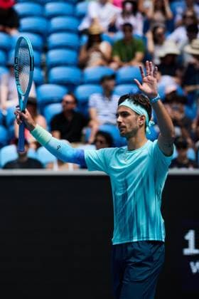 Lorenzo Musetti of Italy Australian Open tennis tournament, Day Three, Melbourne Park, Australia - 20 Jan 2026Melbourne Melbourne Park Victoria (VIC) Australia  Copyright: xRachelxBach Shutterstockx 16303004d