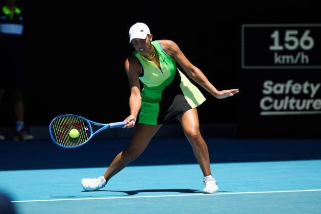 Madison Keys of the United States of America Australian Open tennis tournament, Day Three, Melbourne Park, Australia - 20 Jan 2026Melbourne Melbourne Park Victoria (VIC) Australia  Copyright: xRachelxBach Shutterstockx 16303004r