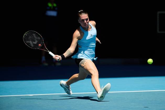 Oleksandra Oliynykova of Ukraine Australian Open tennis tournament, Day Three, Melbourne Park, Australia - 20 Jan 2026Melbourne Melbourne Park Victoria (VIC) Australia  Copyright: xRachelxBach Shutterstockx 16303004t