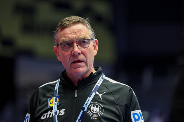 19.01.2026, Handball, Men s EHF EURO 2026, Deutschland - Spanien, Jyske Bank Boxen in Herning, Dänemark, Preliminary Round: Headcoach Alfred Gislason (Germany hc) Dänemark