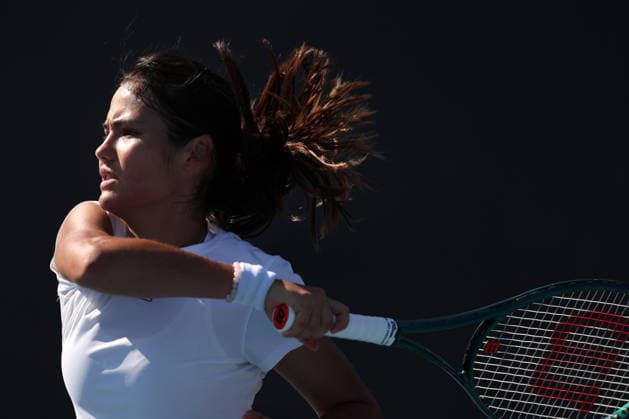 Emma Raducanu on the practice courts Australian Open tennis tournament, Day Three, Melbourne Park, Australia - 20 Jan 2026Melbourne Melbourne Park Victoria (VIC) Australia  Copyright: xEllaxLing Shutterstockx 16303003af