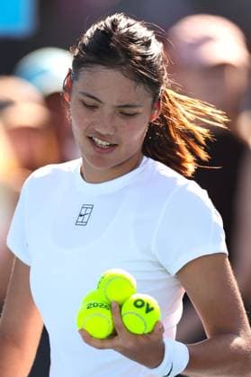 Emma Raducanu on the practice courts Australian Open tennis tournament, Day Three, Melbourne Park, Australia - 20 Jan 2026Melbourne Melbourne Park Victoria (VIC) Australia  Copyright: xEllaxLing Shutterstockx 16303003dj