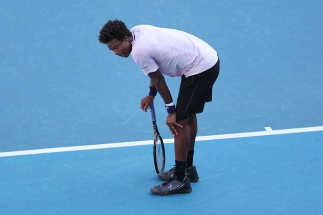 GaÃ«l Monfils during his first round match Australian Open tennis tournament, Day Three, Melbourne Park, Australia - 20 Jan 2026Melbourne Melbourne Park Victoria (VIC) Australia  Copyright: xRachelxBach Shutterstockx 16303004br