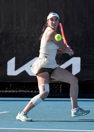 Eva Lys (GER), Australian Open 2026, Melbourne Park, Melbourne, Victoria, Australia. Copyright: xJuergenxHasenkopfx