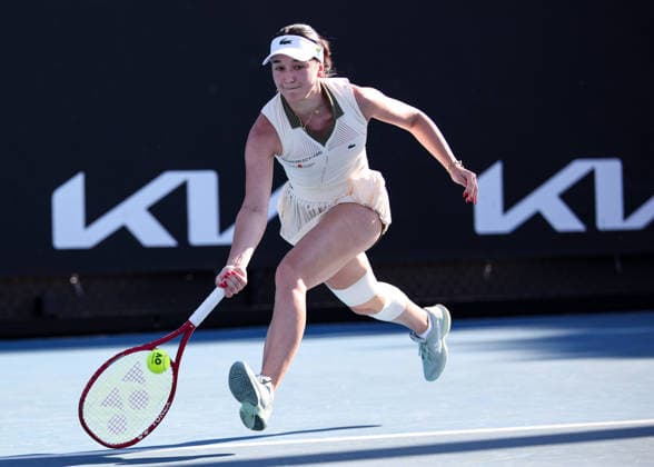 Eva Lys (GER), Australian Open 2026, Melbourne Park, Melbourne, Victoria, Australia. Copyright: xJuergenxHasenkopfx