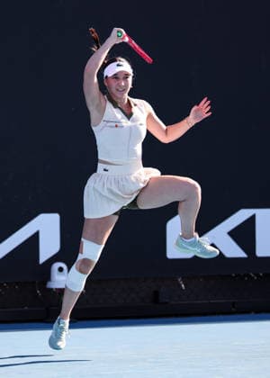 Eva Lys (GER), Australian Open 2026, Melbourne Park, Melbourne, Victoria, Australia. Copyright: xJuergenxHasenkopfx
