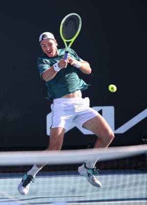 Jan-Lennard Struff (GER), Australian Open 2026, Melbourne Park, Melbourne, Victoria, Australia. Copyright: xJuergenxHasenkopfx