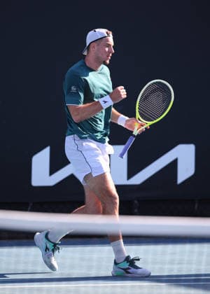Jan-Lennard Struff (GER), Australian Open 2026, Melbourne Park, Melbourne, Victoria, Australia. Copyright: xJuergenxHasenkopfx