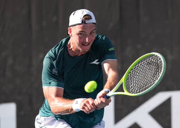 Jan-Lennard Struff (GER), Australian Open 2026, Melbourne Park, Melbourne, Victoria, Australia. Copyright: xJuergenxHasenkopfx