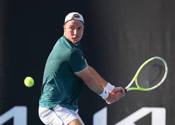 Jan-Lennard Struff (GER), Australian Open 2026, Melbourne Park, Melbourne, Victoria, Australia. Copyright: xJuergenxHasenkopfx