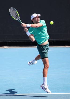 Eliot Spizzirri (USA), Australian Open 2026, Melbourne Park, Melbourne, Victoria, Australia. Copyright: xJuergenxHasenkopfx