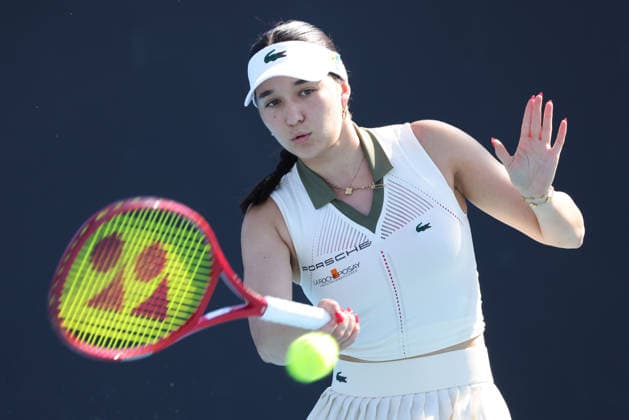 Eva Lys, GER, during first round of 2026 Australian Open in Melbourne, 20 01 2026; -