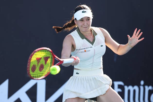 Eva Lys, GER, during first round of 2026 Australian Open in Melbourne, 20 01 2026; -