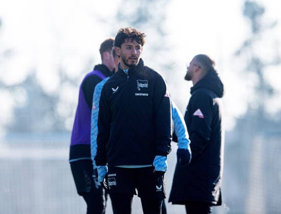 Fussball, Herren, Saison 2025 26, 2. Bundesliga, Hertha BSC, Training, Kevin Sessa (Hertha BSC), 20.01. 2026,