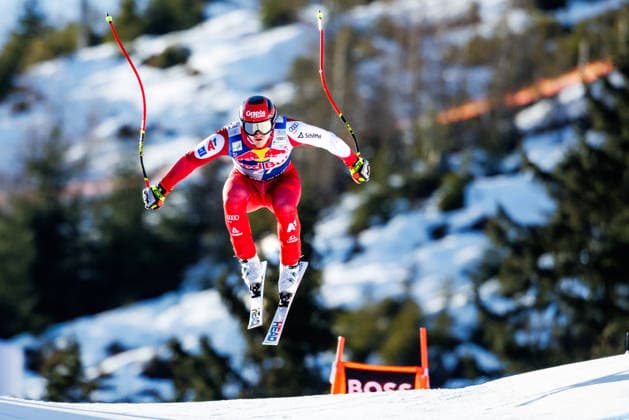 ALPINE SKIING - FIS WC Kitzbuehel KITZBUEHEL,AUSTRIA,20.JAN.26 - ALPINE SKIING - FIS World Cup, Hahnenkamm-race, downhill training, men. Image shows Stefan Babinsky (AUT).  GEPAxpictures xMaticxKlansek