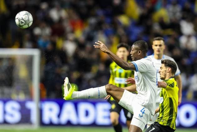 Club s Joel Ordonez pictured in action during a soccer game between Kazakh FC Kairat Almaty and Belgian Club Brugge KV, Tuesday 20 January 2026 in Astana, Kazakhstan, on day seven of the League phase of the UEFA Champions League tournament. BRUNOxFAHY  x157268158x