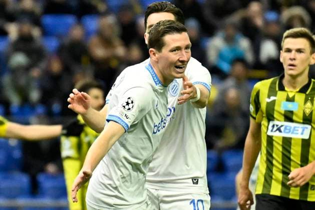 Kairat Almaty v Club Brugge - UEFA Champions League ASTANA, KAZACHSTAN - JANUARY 20 : Vanaken Hans midfielder of Club Brugge celebrates scoring the second goal during the UEFA Champions League 2025 26 League Phase MD7 match between Kairat Almaty and Club Brugge on January 20, 2026 in Astana, Kazachstan, 20 01 2026 Astana Kazachstan  Copyright: xJanxDexMeuleneirx