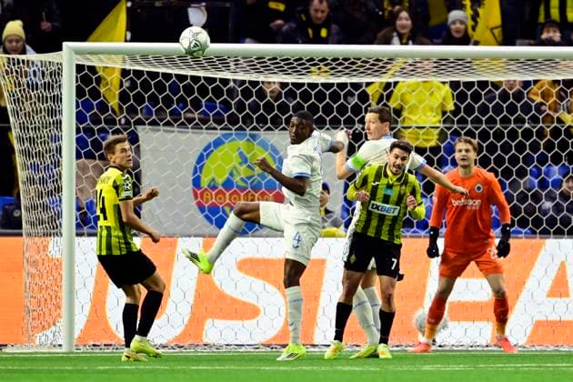 Kairat Almaty v Club Brugge - UEFA Champions League ASTANA, KAZACHSTAN - JANUARY 20 : Ordonez Joel defender of Club Brugge , Vanaken Hans midfielder of Club Brugge, Jackers Nordin goalkeeper of Club Brugge during the UEFA Champions League 2025 26 League Phase MD7 match between Kairat Almaty and Club Brugge on January 20, 2026 in Astana, Kazachstan, 20 01 2026 Astana Kazachstan  Copyright: xJanxDexMeuleneirx