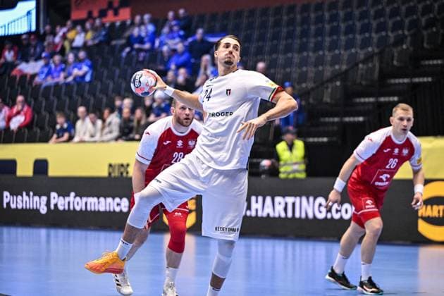 ALTRO - Pallamano - Men s EHF Euro 2026 - Poland vs Italy Mikael Helmersson of Italy during Men s EHF Euro 2026 - Poland vs Italy, Handball match in Kristianstad, Sweden, January 20 2026 Kristianstad Sweden  Copyright: xIPAxSport ABACAx