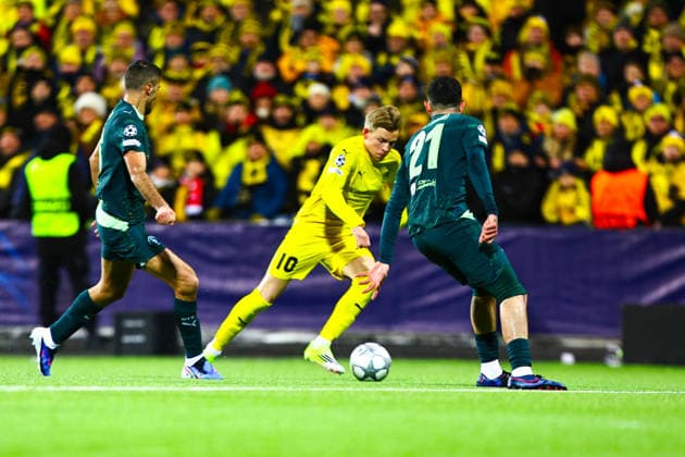 Football, Champions League 2025 2026 Bodo Glimt Manchester City Bodo 20260120 The Champions League football match between Bodo Glimt and Manchester City at Aspmyra Stadium Photo Mats Torbergsen NTB Bodo Norway EDITORIAL USE ONLY RESTRICTED USE FOR BETTING COMPANIES  Copyright: xMatsxTorbergsenx xNTBx