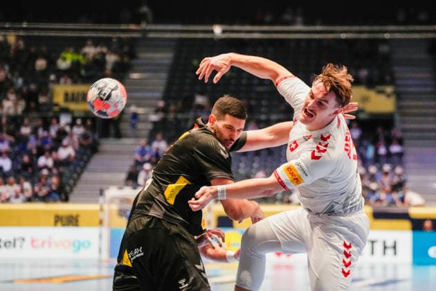Men s European Handball Championship, Montenegro - Switzerland Baerum 20260120. Switzerland s Felix Aellen during the European Championship, EM, Europameisterschaft men s handball match between Montenegro and Switzerland in Unity Arena in Fornebu. Photo: Erik Flaaris Johansen NTB Baerum Norway EDITORIAL USE ONLY. RESTRICTED USE FOR BETTING COMPANIES Ref:_SPOPeEWcB1PANs.jpg *** Men s European Handball Championship, Montenegro Switzerland Baerum 20260120 Switzerland s Felix Aellen during the European Championship men s handball match between Montenegro and Switzerland in Unity Arena in Fornebu Photo Erik Flaaris Johansen NTB Baerum Norway EDITORIAL USE ONLY RESTRICTED USE FOR BETTING COMPANIES  Copyright: xErikxFlaarisxJohansenx xNTBx