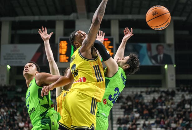 Tofas v Alba Berlin - Basketball Champions League BURSA, TURKIYE - JANUARY 20: Tofas’ Furkan Korkmaz (30) competes against Alba Berlin’s Roberts (13) during the Basketball Champions League Round of 16 Group J match between Tofas and Alba Berlin at Tofas Sports Hall in Bursa, Turkiye, on January 20, 2026. Fatih Capkin Anadolu Bursa Turkey. Editorial use only. Please get in touch for any other usage.  Copyright: x2026xAnadoluxFatihxCapkinx