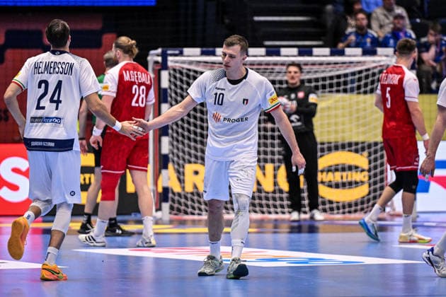 Marco Mengon of Italy during Men s EHF Euro 2026 - Poland vs Italy, Handball match in Kristianstad, Sweden, January 20 2026  Copyright: xLuigixCanu IPAxSportx xipa-agency.netx xx IPA_70336460 IPA_Agency_IPA70336460