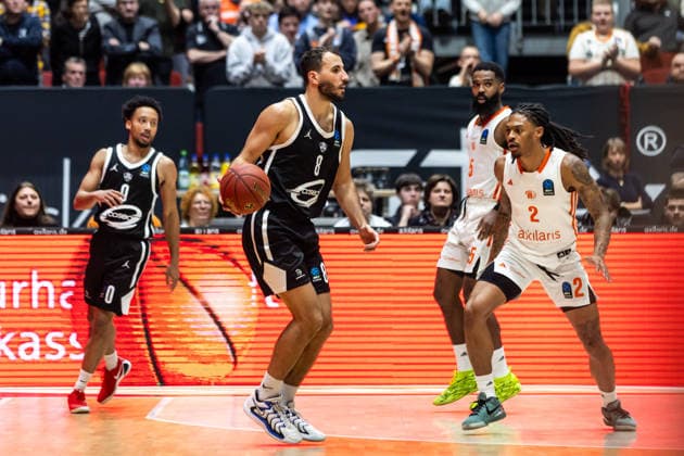 GER, BKT EuroCup, Saison 2025 2026, Niners Chemnitz - Cosea JL Bourg-en-Bresse. 20.01.2026, Messe, Chemnitz, GER, BKT EuroCup, Saison 2025 2026, Niners Chemnitz - Cosea JL Bourg-en-Bresse. Antony Labanca (Cosea JL Bourg-en-Bresse 8) Foto Alexander Trienitz Chemnitz Messe Sachsen Deutschland