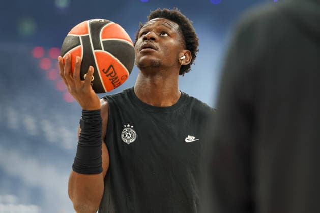 Isaac Bonga (Partizan Mozzart Bet Belgrad, 17), GER, FC Bayern Basketball vs. Partizan Mozzart Bet Belgrad, Basketball, Euroleague, 23. Spieltag, Saison 2025 2026, 20.01.2026, GER, FC Bayern Basketball vs. Partizan Mozzart Bet Belgrad, Basketball, Euroleague, 23. Spieltag, Saison 2025 2026, 20.01.2026 Muenchen Copyright: xEibner-Pressefoto JennixMaulx EP_JML