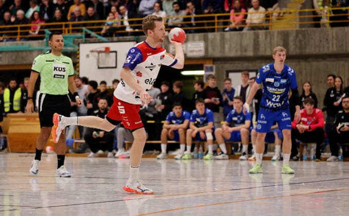 20.01.2026, Deutschland, Asperg, Handball TVB Stuttgart vs. HBW Balingen-Weilstetten, Sascha Pfattheicher (HBW)