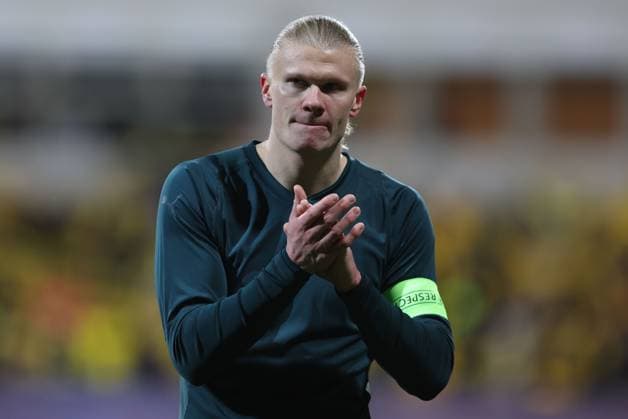 Erling Haaland of Manchester City at full time Bodo Glimt v Manchester City, UEFA Champions League, Group Stage, Football, Aspmyra Stadion, Bodo, Norway - 20 Jan 2026Bodo Aspmyra Stadion Norway EDITORIAL USE ONLY No use with unauthorised audio, video, data, fixture lists, club league logos or live services. Online in-match use limited to 120 images, no video emulation. No use in betting, games or single club league player publications. Copyright: xKieranxMcManus Shutterstockx 16348328bq