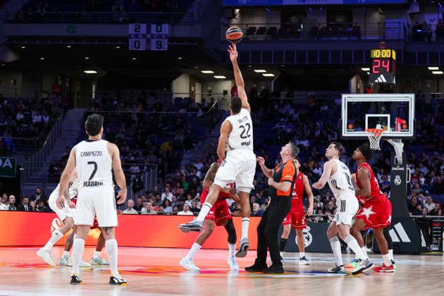 January 20, 2026, Madrid, Madrid, Spain: Walter Tavares of Real Madrid in action during the Turkish Airlines EuroLeague Regular Season Round 23 match between Real Madrid and EA7 Emporio Armani Milano at Movistar Arena on January 20, 2026, in Madrid, Spain. Madrid Spain - ZUMAa181 20260120_zaa_a181_049 Copyright: xIrinaxR.xHipolitox