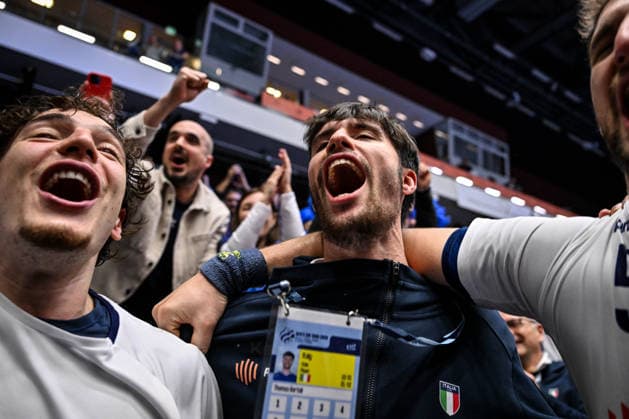 Thomas Bortoli of Italia Italy during Men s EHF Euro 2026 - Poland vs Italy, Handball match in Kristianstad, Sweden, January 20 2026  Copyright: xLuigixCanu IPAxSportx xipa-agency.netx xx IPA_70339695 IPA_Agency_IPA70339695