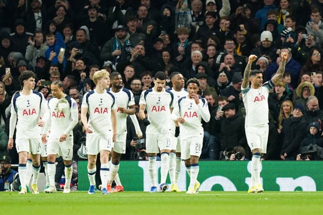 Tottenham Hotspur v Borussia Dortmund, UEFA Champions League Cristian Romero of Tottenham Hotspur celebrating his goal to make it 1-0 during the Tottenham Hotspur v Borussia Dortmund UEFA Champions League match at the Tottenham Hotspur Stadium, London, England on 20 January 2026 Credit: Dylan Hepworth Every Second Media Editorial use only. All images are copyright Every Second Media Limited. No images may be reproduced without prior permission. Copyright: xIMAGO EveryxSecondxMediax ESM-1767-0029 DylanxHepworthx xEveryxSecondxMediax