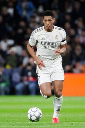 UEFA champions league - Real Madrid vs AS Monaco MADRID, SPAIN - January 20:Jude Bellingham of Real Madrid in action during the UEFA champions league 2025 26 match between Real Madrid and AS Monaco at Santiago Bernabeu Stadium. (Photo by Guille Martinez f22photo) Madrid Santiago Bernabeu Stadium Spain Copyright: xGuillermoxMartinezx