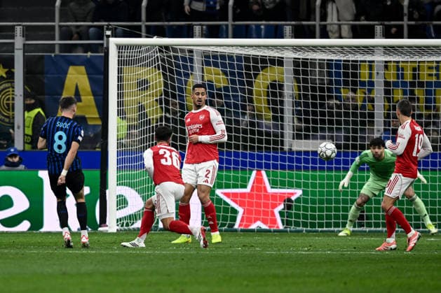 Db Milano 22 10 2025 - Champions League Inter-Arsenal foto Daniele Buffa Image nella foto: gol Petar Sucic 