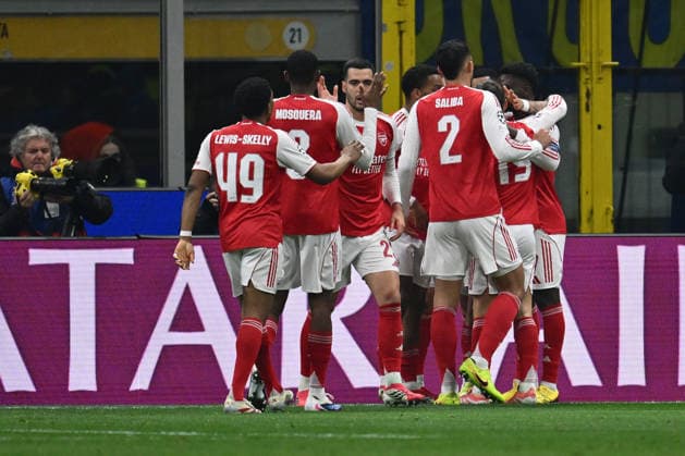 Gabriel Jesus of Arsenal F.C. celebrates after scoring the goal of 0-1 during the UEFA Champions League phase day 7 football match between F.C. Inter and Arsenal F.C. at the San Siro Stadium on January 20, 2026 in Milan, Italy.  Copyright: xDomenicoxCippitelli IPAxSportx xipa-agency.netx xx IPA_70340924 IPA_Agency_IPA70340924
