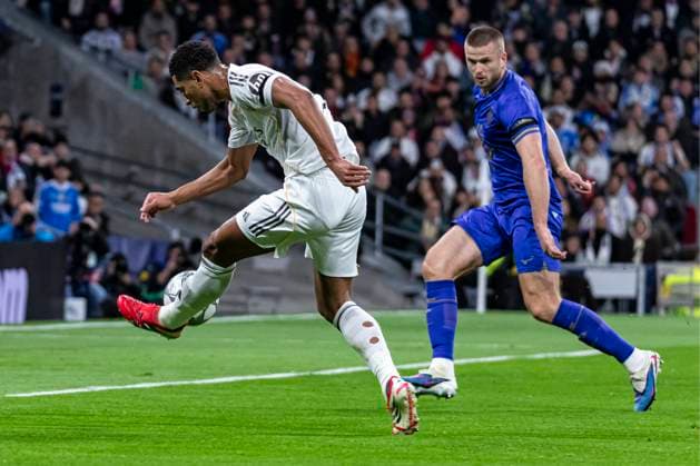 UEFA Champions League soccer match Real Madrid vs Monaco at Santiago Bernabeu stadium in Madrid, Spain. 20 January 2026 Jude Bellingham 900 Cordon Press  900 CordonxPress LOF - Champions League Real Madrid vs Monaco